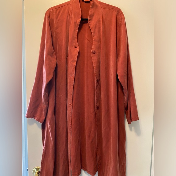 Tianello burnt orange duster size large - Picture 4 of 5